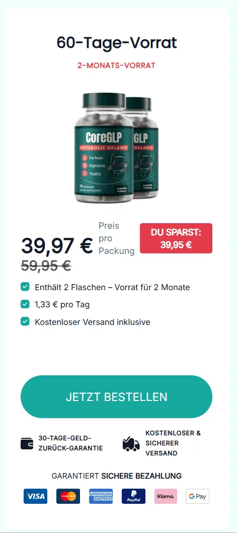 CoreGLP-Angebotspreis